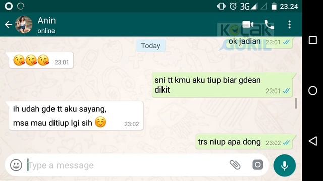 PRANK CHAT 18++ KE TANTE CANTIK BERUJUNG MINTA WIK WIK !! Chat Seru Whatsapp смотреть онлайн
