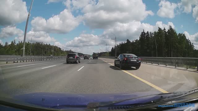 28 мая трасса М9 Е22, в сторону города (Москва).