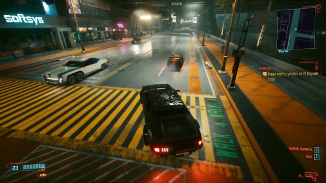 CYBERPUNK 2077 : Burning Ghost Car in Night City (Glitch) смотреть онлайн