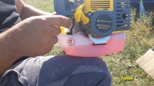 Мотокоса Кентавр МК-4331Т. Первый старт. Обкатка