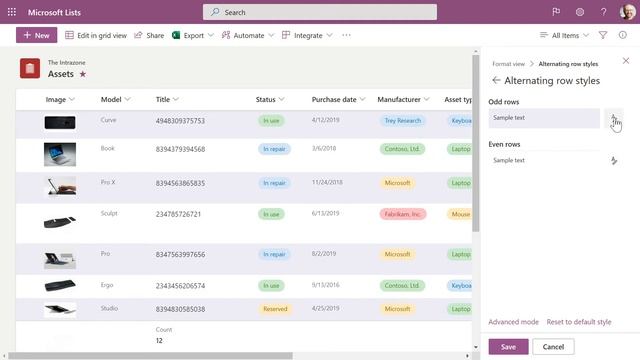 Microsoft Lists: Using formatting and conditional rules смотреть онлайн