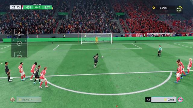 FIFA 22 - карьера за ВРАТАРЯ | БАВАРИЯ УЗНАЛА СОПЕРНИКА В 1/8 ЛЧ | смотреть онлайн