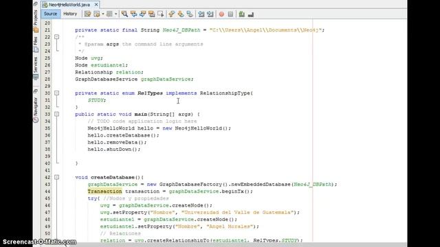 Neo4j en NetBeans смотреть онлайн