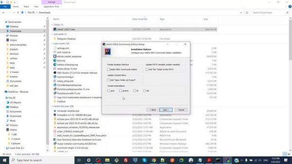 Установка IntelliJ IDEA Community Edition под Windows