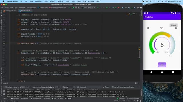 Kotlin.22- Contador temporal смотреть онлайн