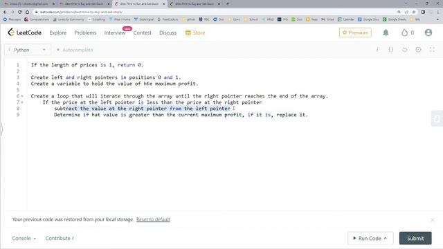 121. Best Time To Buy an Sell Stock - Java LeetCode Solution смотреть онлайн
