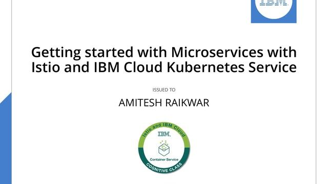 IBM Getting started with Microservices with Istio and IBM Cloud Kubernetes Service Badge смотреть онлайн