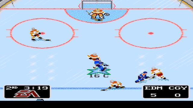 NHL '94 "Game of the Night" Oilers @ Flames "1986 Smythe Division Finals" game 4 смотреть онлайн