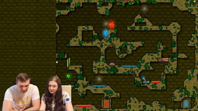 Жуткий Лесной Храм для огня и воды/ Приключения девочки воды и мальчика огня/ katalex games/ часть смотреть онлайн