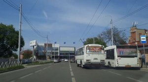 Обзор Краснодара. Поездка по Краснодару на машине. Микрорайон Гидростроителей