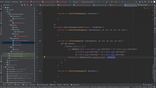 WhatsApp Clone App Clean Architecture Kotlin Android Studio Part 2