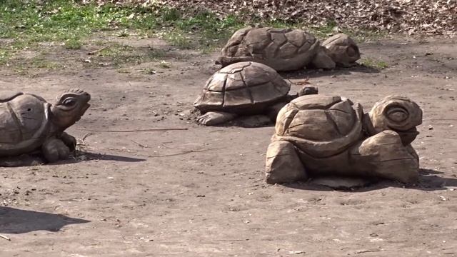 Деревянные скульптуры в парке Нивки, Киев смотреть онлайн