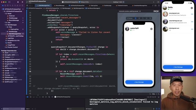 SwiftUI Firebase Chat 15: Firestore Codables Model Objects смотреть онлайн