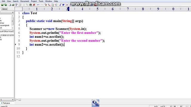 Reading the values using scanner class смотреть онлайн