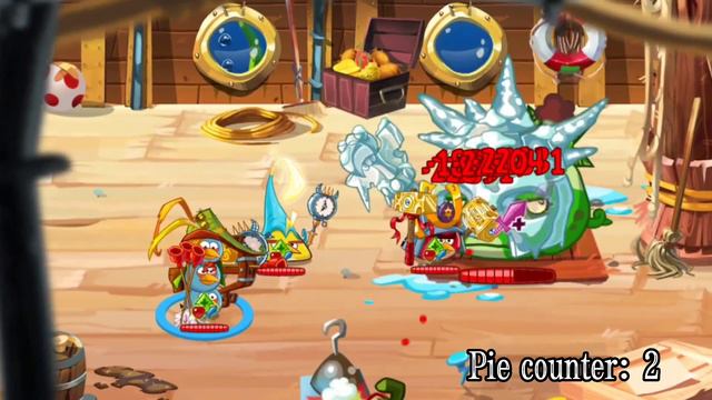 Icy Waters 10, 3 stars Pie/Veggie Cake/Chili spam | Angrybirds Epic смотреть онлайн