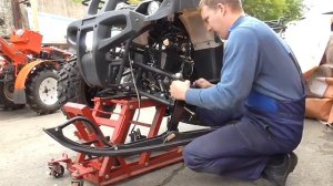 Установка и демонтаж зимнего модуля на квадроцикл 200 куб см