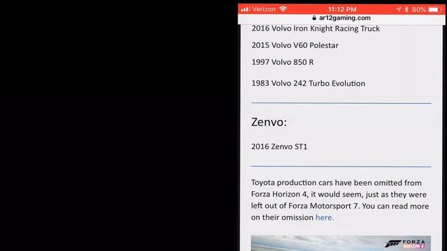 Forza Horizon 4 Giveaway// Cheapest Horizon Car// FH4 car list смотреть онлайн