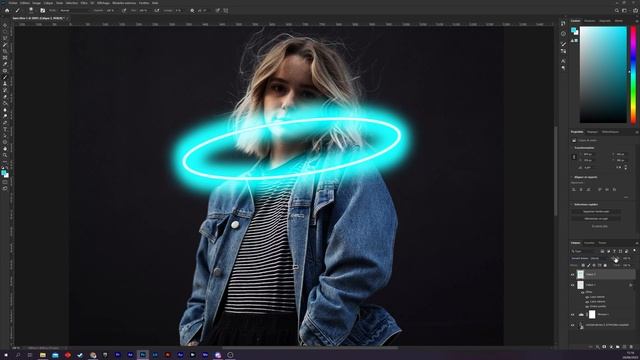 Neon Effect - Photoshop Tutorial | How to Make a Glowing Neon смотреть онлайн