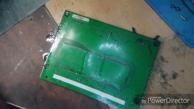 Удаление компаунда с платы Carrier.