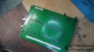 Удаление компаунда с платы Carrier.