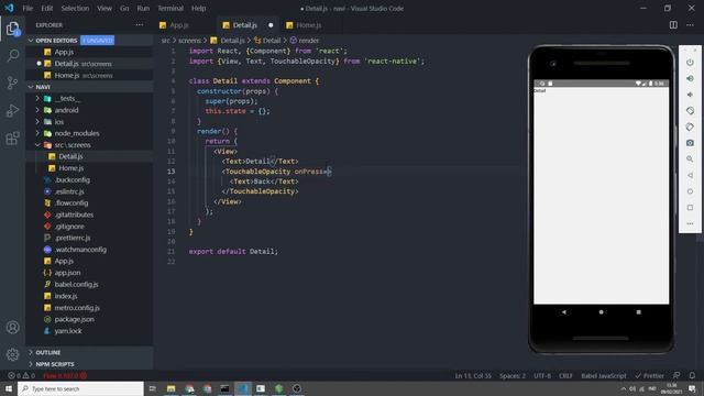 Cara Membuat Back Button di React Navigation - Tutorial React Native 2021 (51/54) смотреть онлайн