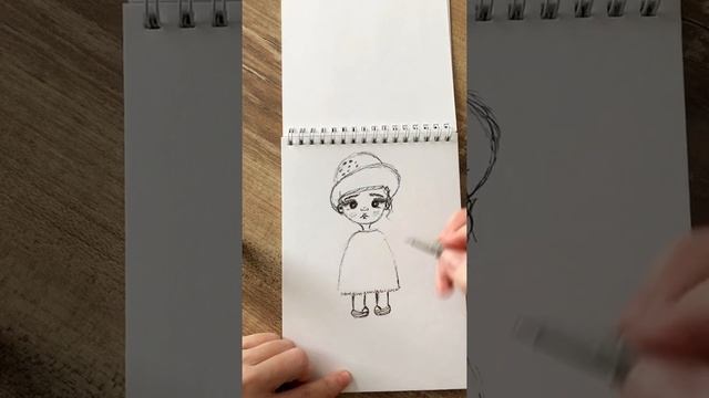 Рисую куклу| Рисунок | Кукла ручной работы | залипательно| Doll | Art doll| Handmade doll смотреть онлайн