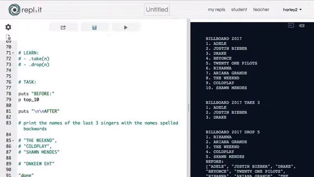 CS101 Ruby - Session 3 Part 3 - Fun Array & String methods смотреть онлайн