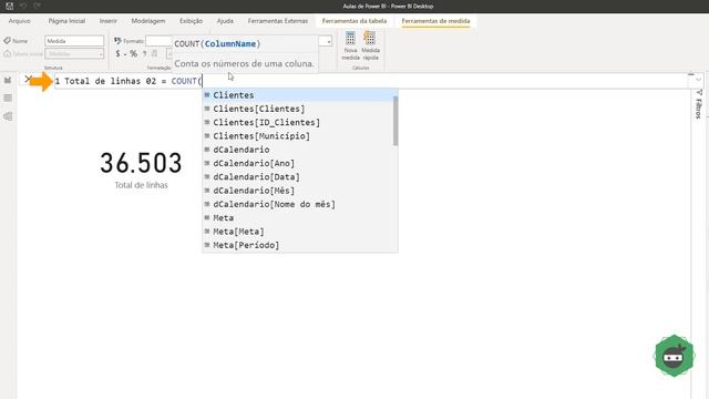 Aprenda Como CONTAR LINHAS no Power Bi смотреть онлайн