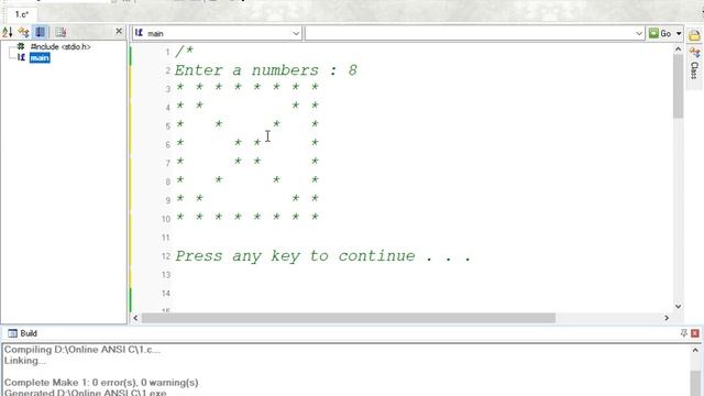 ANSI C with Pattern And Loops in Poor English Day 1 26 08 2019 смотреть онлайн