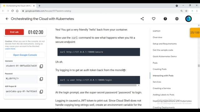 Orchestrating the Cloud with Kubernetes | Qwiklabs GSP021 смотреть онлайн
