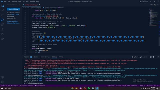 How to make a Economy/Bloxflip type bot | Discord.py смотреть онлайн