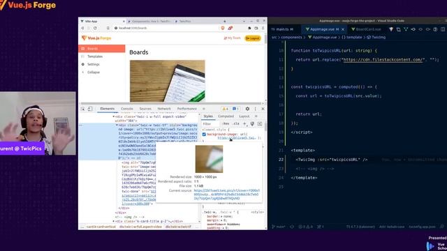 Episode 1: Optimized and Performant Images With TwicPics by Laurent Cazanove: Vue.js Forge смотреть онлайн
