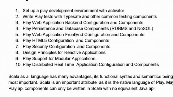 Learn To Build Apps Using Play Framework - Intro