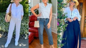 ШИКАРНЫЕ БЛУЗЫ ДЛЯ ЖЕНЩИН  50+ 55+ 65+? МОДНЫЕ ЯРКИЕ ОБРАЗЫ