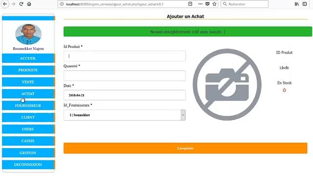 Application Web en PHP MYSQL: Gestion d'Achat et Vente смотреть онлайн