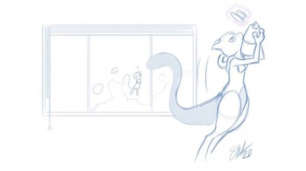 Mew & Mewtwo by TC-96 [Comic Drama Part #4]