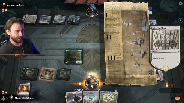 LITERAL 0 PERMANENT OPPONENTS, LOL! Landless Fall of Thran Historic MTG Arena смотреть онлайн