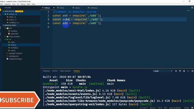 webpack tutorial for beginners | Javascript module (part-5) смотреть онлайн