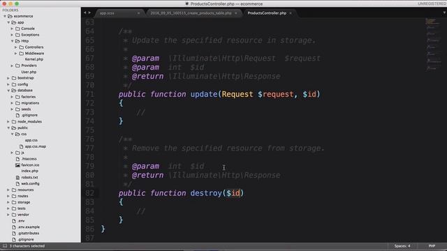 Desarrollo Ecommerce con PHP y Laravel | 18. Resource controllers смотреть онлайн