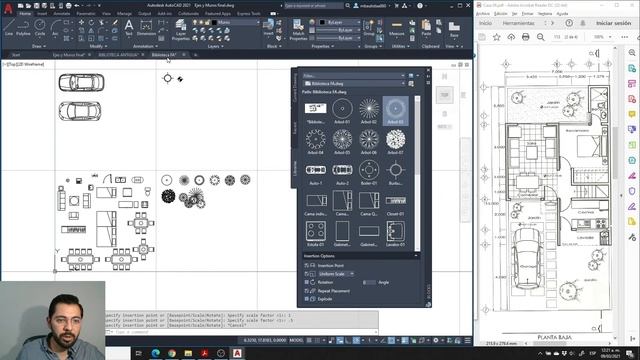 Tutorial AutoCAD mobiliario y bloques | Proyecto arquitectónico paso a paso #2 смотреть онлайн