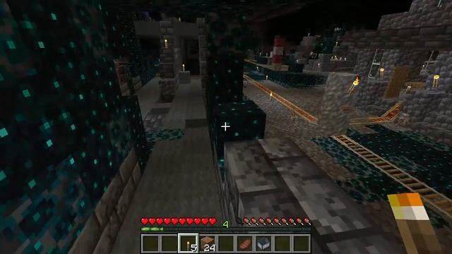 Warden Finds Villager!! GONE WRONG!!! смотреть онлайн