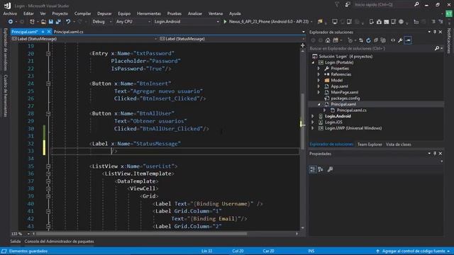 6. Xamarin con SQLite - Enlace de Botones смотреть онлайн