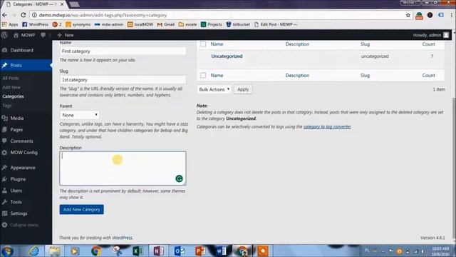 WordPress Tutorial - part 5: Categories смотреть онлайн