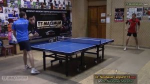 Короткий тест: блок слева короткими шипами DR NEUBAUER Leopard 1.5 mm на основе DR NEUBAUER Matador