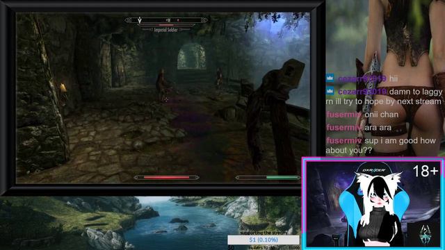 -SKYRIM-// first time EVER! // VTUBER // NO MODS FOR NOW! смотреть онлайн