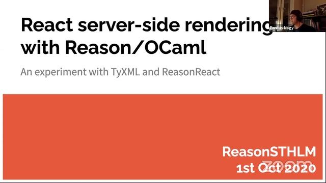 Certified OIDC client & server-side rendered React in Reason! смотреть онлайн