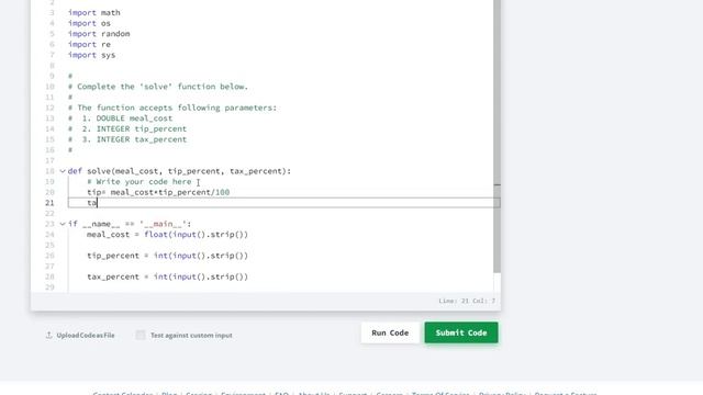 #2: "Operators" Hackerrank 30 days of code using Python Sol | #programmingwithsahil #hackerrank смотреть онлайн