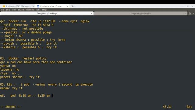 30thmay 2020 Interview Docker смотреть онлайн