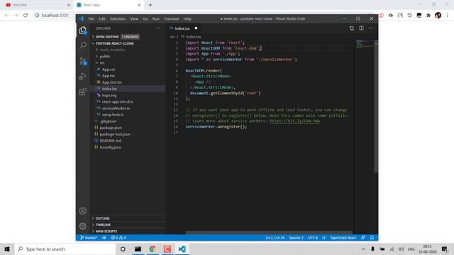 Youtube Clone in React (TypeScript) - From Scratch - Part 1 - Introduction смотреть онлайн