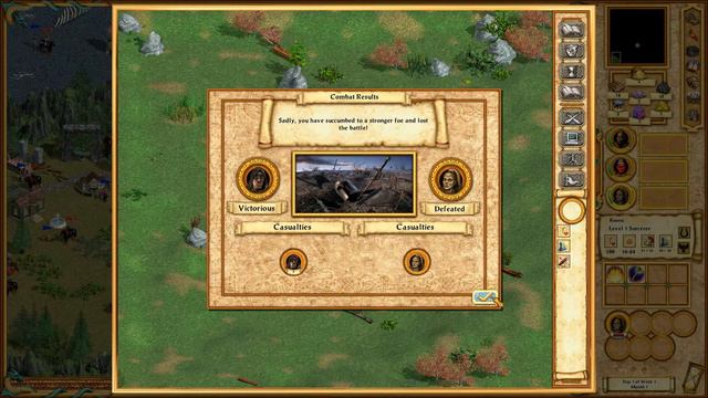 First lvl sorcerer with all spells VS all lvl 1 creatures / Heroes of Might and Magic 4 hero test смотреть онлайн
